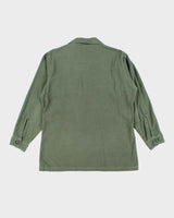 60s Vintage US Army OG-107 Utility Shirt - Large
