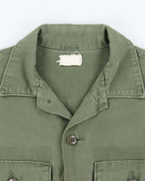 60s Vintage US Army OG-107 Utility Shirt - Large