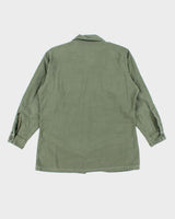 60s Vintage US Army OG-107 Utility Shirt - Large