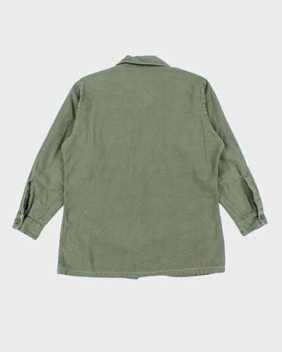 60s Vintage US Army OG-107 Utility Shirt - Large
