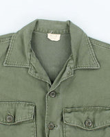 60s Vintage US Army OG-107 Utility Shirt - Large