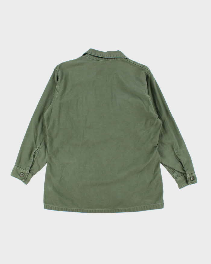 60s Vintage US Army OG-107 Utility Shirt - Large