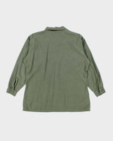 60s Vintage US Army OG-107 Utility Shirt - X-Large