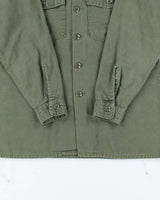60s Vintage US Army OG-107 Utility Shirt - X-Large