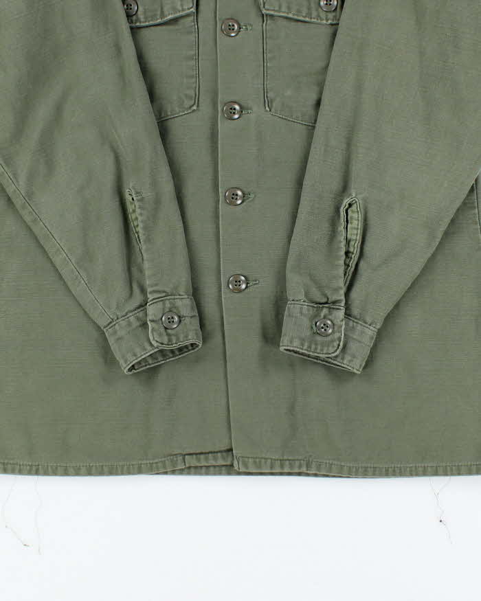 60s Vintage US Army OG-107 Utility Shirt - X-Large