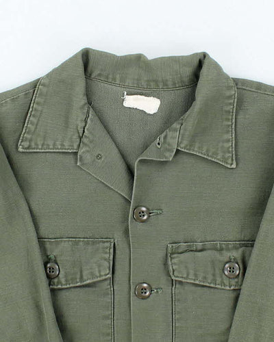 60s Vintage US Army OG-107 Utility Shirt - X-Large