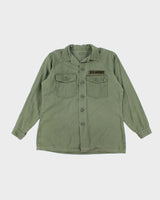 60s Vintage US Army OG-107 Utility Shirt - X-Large