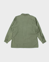 60s Vintage US Army OG-107 Utility Shirt - X-Large