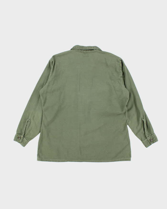 60s Vintage US Army OG-107 Utility Shirt - X-Large