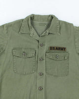 60s Vintage US Army OG-107 Utility Shirt - X-Large