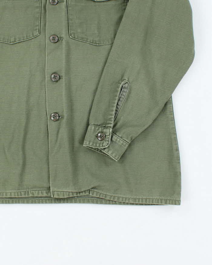 60s Vintage US Army OG-107 Utility Shirt - X-Large