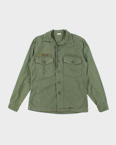 60s Vintage US Army OG-107 Utility Shirt - X-Large