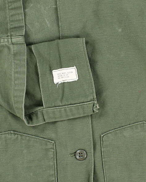 60s Vintage US Army OG-107 Utility Shirt - X-Large