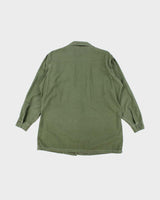 60s Vintage US Army OG-107 Utility Shirt - X-Large