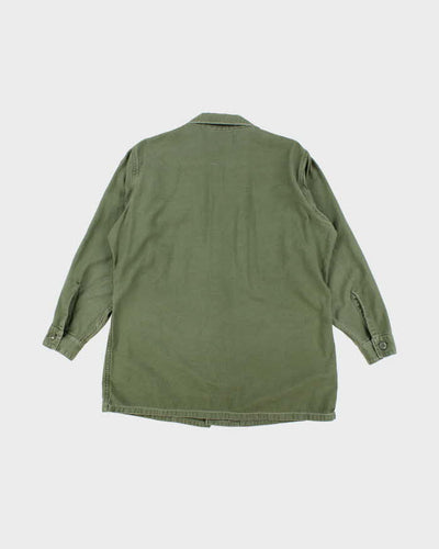 60s Vintage US Army OG-107 Utility Shirt - X-Large