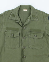 60s Vintage US Army OG-107 Utility Shirt - X-Large