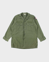 60s Vintage US Army OG-107 Utility Shirt - X-Large