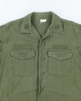 60s Vintage US Army OG-107 Utility Shirt - X-Large