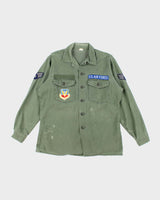 60s Vintage US Air Force OG-107 Utility Shirt - X-Large