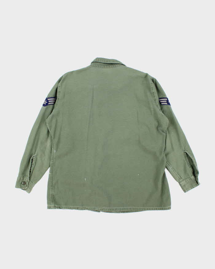 60s Vintage US Air Force OG-107 Utility Shirt - X-Large