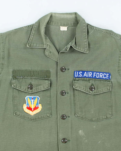 60s Vintage US Air Force OG-107 Utility Shirt - X-Large