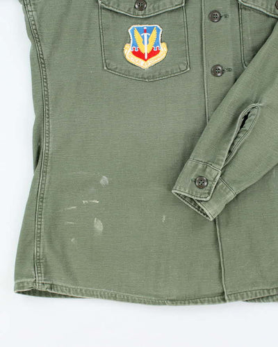 60s Vintage US Air Force OG-107 Utility Shirt - X-Large