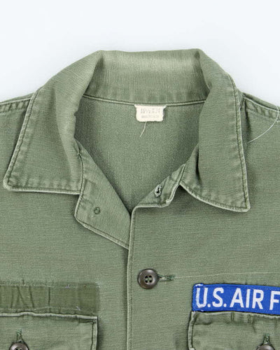60s Vintage US Air Force OG-107 Utility Shirt - X-Large