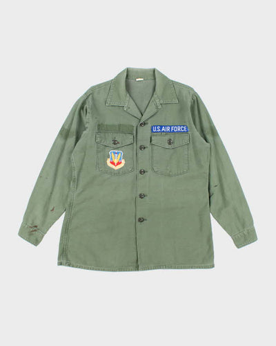 60s Vintage US Air Force OG-107 Utility Shirt - X-Large