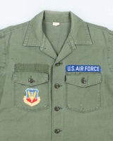 60s Vintage US Air Force OG-107 Utility Shirt - X-Large