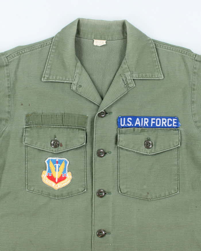 60s Vintage US Air Force OG-107 Utility Shirt - X-Large