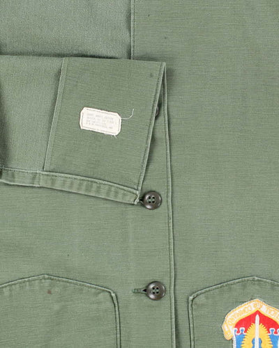 60s Vintage US Air Force OG-107 Utility Shirt - X-Large