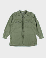 60s Vintage US Army OG-107 Utility Shirt - X-Large