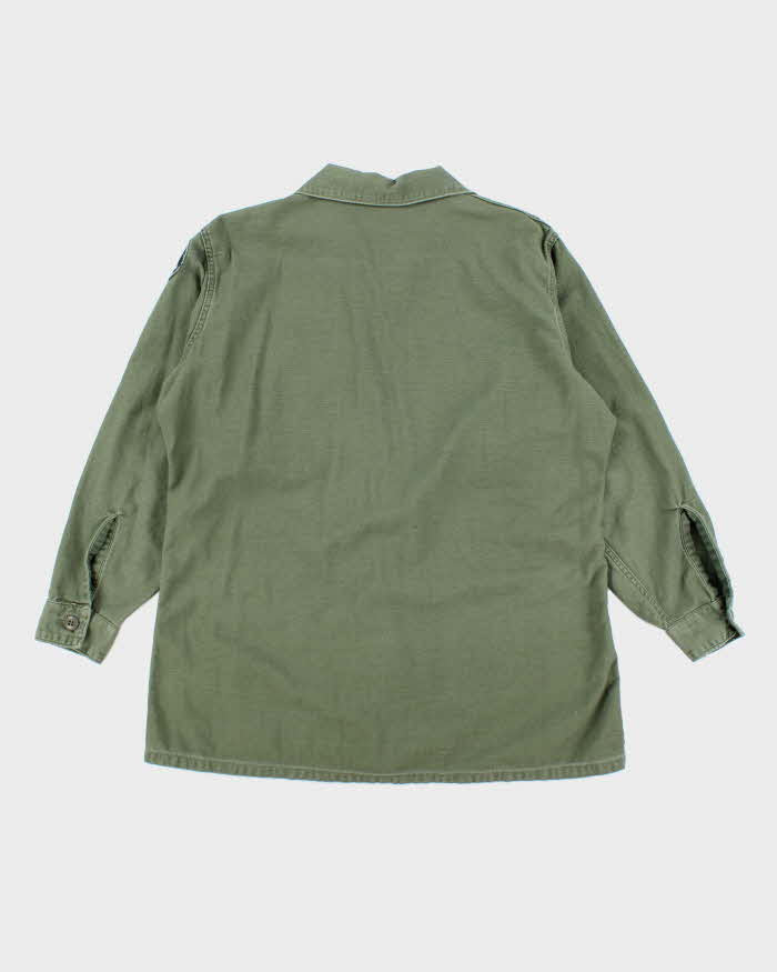60s Vintage US Army OG-107 Utility Shirt - X-Large