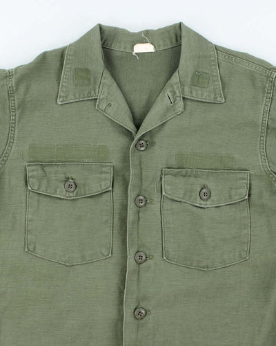60s Vintage US Army OG-107 Utility Shirt - X-Large