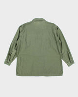60s Vintage US Army OG-107 Utility Shirt - X-Large
