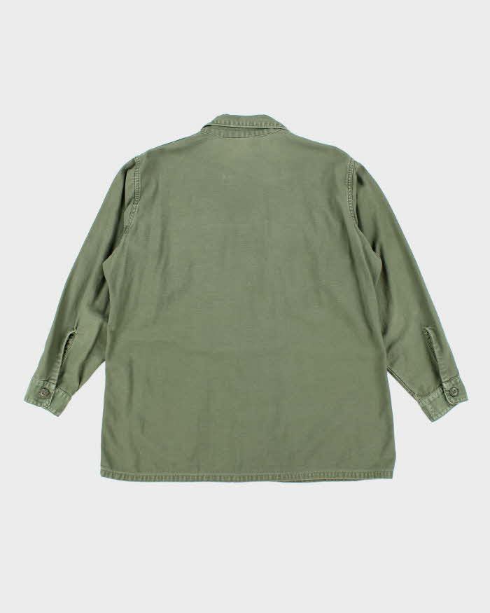60s Vintage US Army OG-107 Utility Shirt - X-Large