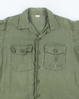 60s Vintage US Army OG-107 Utility Shirt - X-Large