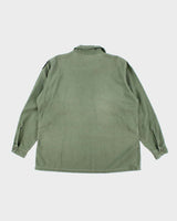 60s Vintage US Army OG-107 Utility Shirt - X-Large