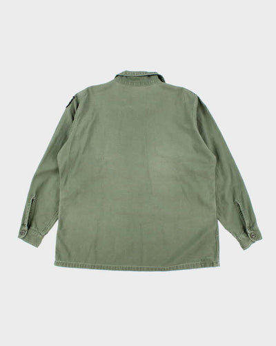 60s Vintage US Army OG-107 Utility Shirt - X-Large
