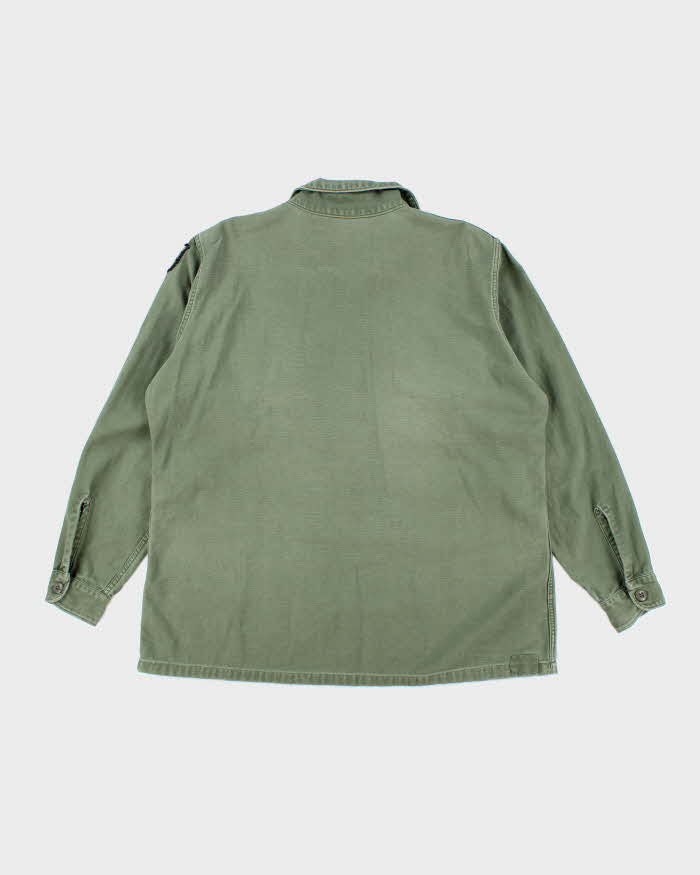 60s Vintage US Army OG-107 Utility Shirt - X-Large
