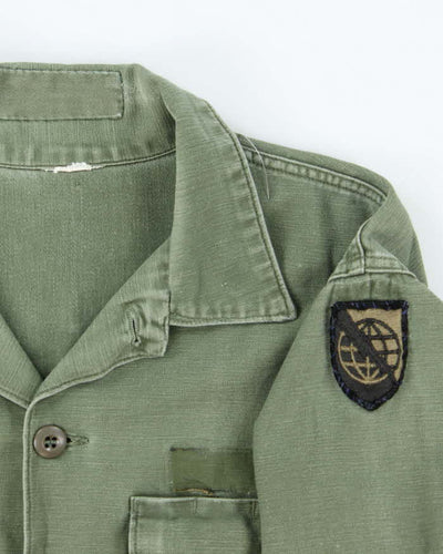 60s Vintage US Army OG-107 Utility Shirt - X-Large