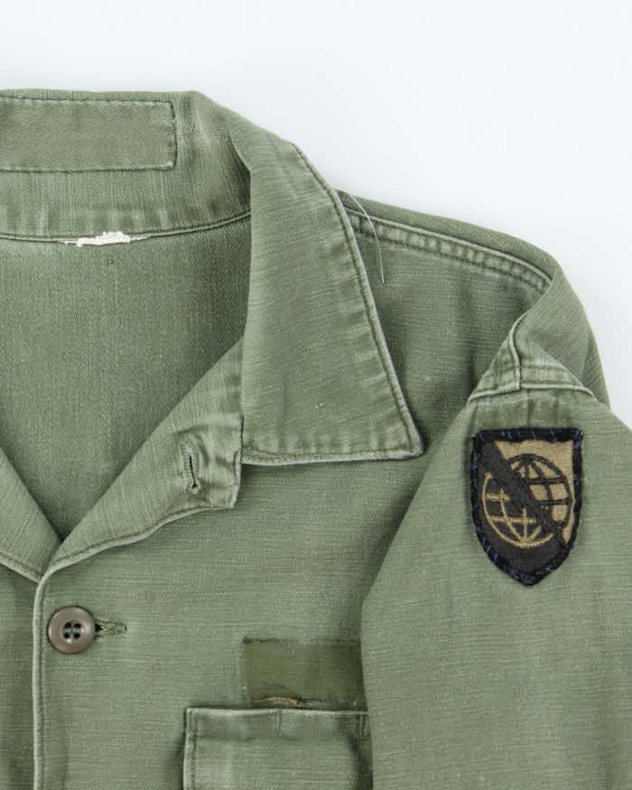 60s Vintage US Army OG-107 Utility Shirt - X-Large