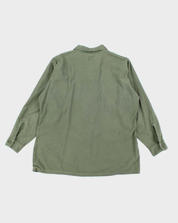 60s Vintage US Army OG-107 Utility Shirt - XX-Large