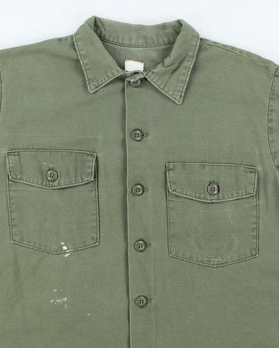 60s Vintage US Army OG-107 Utility Shirt - XX-Large