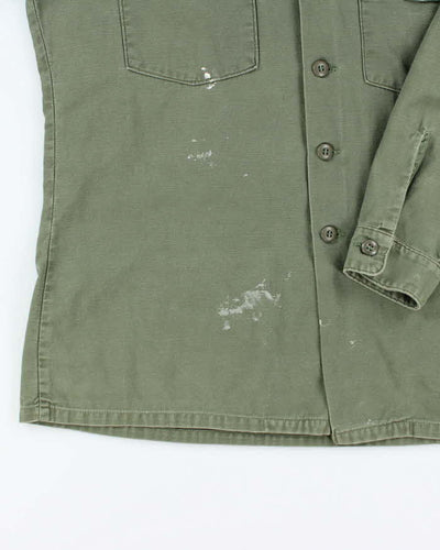 60s Vintage US Army OG-107 Utility Shirt - XX-Large