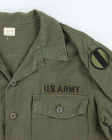 60s Vintage US Army OG-107 Utility Shirt - XX-Large