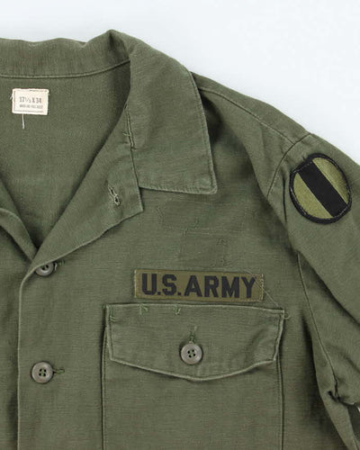 60s Vintage US Army OG-107 Utility Shirt - XX-Large