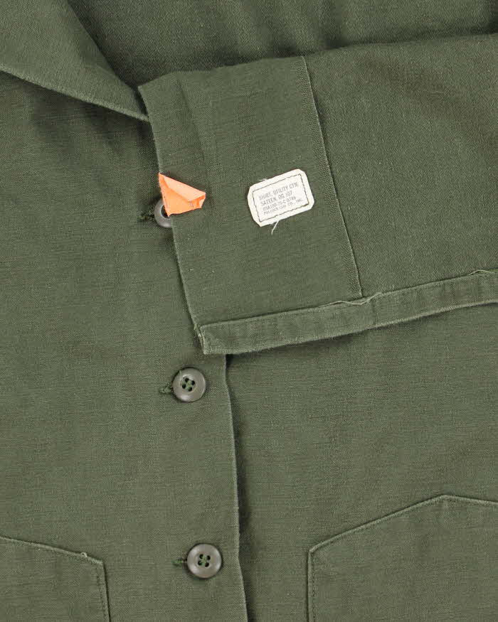 60s Vintage US Army OG-107 Utility Shirt - XX-Large