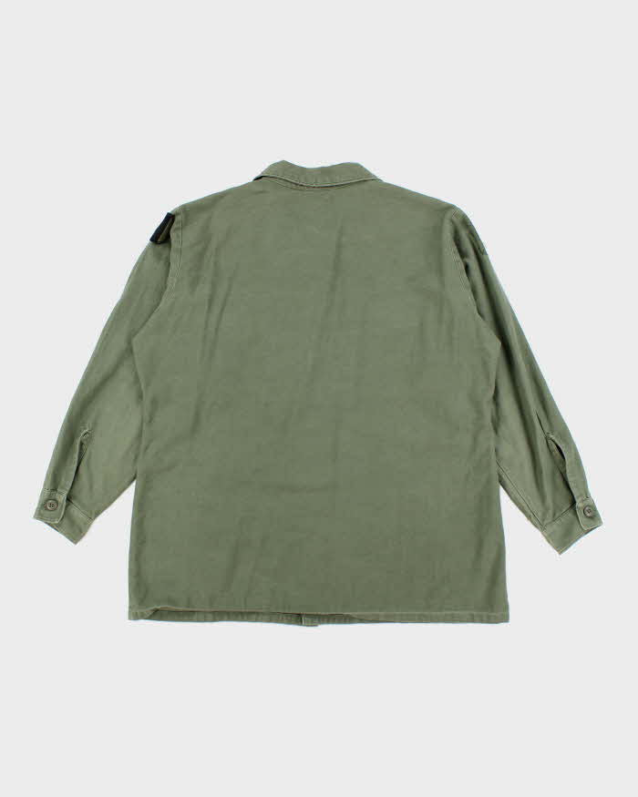 60s Vintage US Army OG-107 Utility Shirt - X-Large