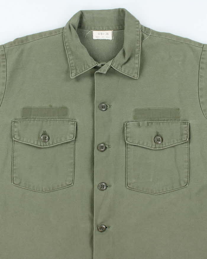 60s Vintage US Army OG-107 Utility Shirt - XX-Large